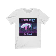 Load image into Gallery viewer, DJ Saul Neon City Unisex Jersey Short Sleeve Tee